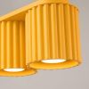 Plafonniers Aluminium Jaune GU10 2 AURA