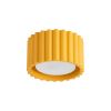 Plafonniers Aluminium Jaune Gx53 1 AURA