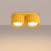 Plafonniers Aluminium Jaune Gx53 2 AURA