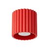 Plafonniers Aluminium Rouge GU10 1 AURA