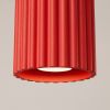 Plafonniers Aluminium Rouge GU10 1 AURA