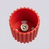 Plafonniers Aluminium Rouge GU10 1 AURA