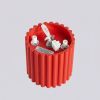 Plafonniers Aluminium Rouge GU10 1 AURA