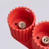 Plafonniers Aluminium Rouge GU10 2 AURA