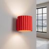 Appliques murales Aluminium Rouge G9 1 AURA