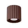 Plafonniers Aluminium Marron GU10 1 AURA