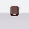 Plafonniers Aluminium Marron GU10 1 AURA