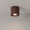 Plafonniers Aluminium Marron GU10 1 AURA