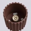 Plafonniers Aluminium Marron GU10 1 AURA