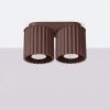 Plafonniers Aluminium Marron GU10 2 AURA