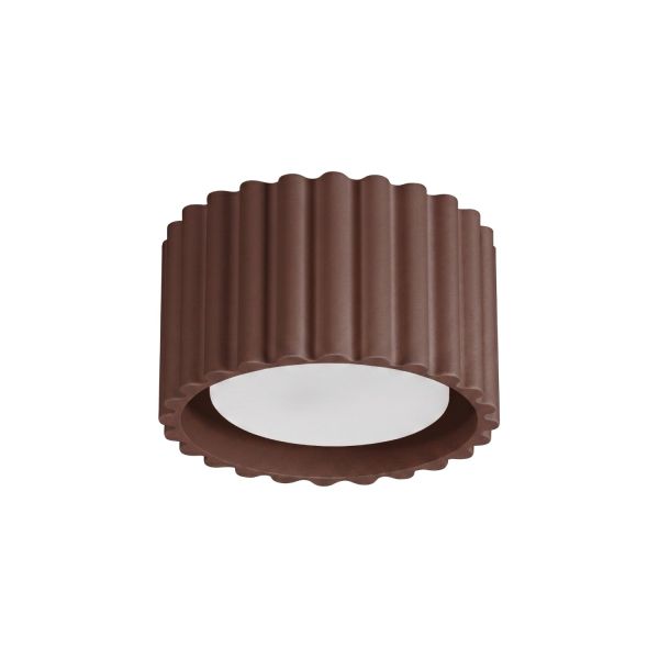 Plafonniers Aluminium Marron Gx53 1 AURA