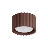 Plafonniers Aluminium Marron Gx53 1 AURA
