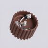 Plafonniers Aluminium Marron Gx53 1 AURA