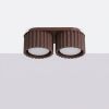 Plafonniers Aluminium Marron Gx53 2 AURA