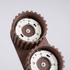 Plafonniers Aluminium Marron Gx53 2 AURA