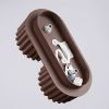 Plafonniers Aluminium Marron Gx53 2 AURA