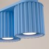 Plafonniers Aluminium Bleu GU10 2 AURA