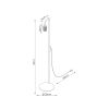 Lampadaire Aluminium Blanc GU10 1 KARBON