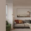 Lampadaire Aluminium Doré GU10 3 KARBON
