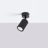 Plafonniers Aluminium Noir GU10 1 KARBON