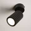 Plafonniers Aluminium Noir GU10 1 KARBON