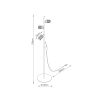 Lampadaire Aluminium Beige GU10 3 KARBON