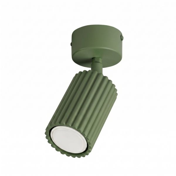 Plafonniers Aluminium Vert Olive GU10 1 KARBON