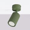 Plafonniers Aluminium Vert Olive GU10 1 KARBON