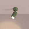 Plafonniers Aluminium Vert Olive GU10 1 KARBON
