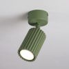 Plafonniers Aluminium Vert Olive GU10 1 KARBON