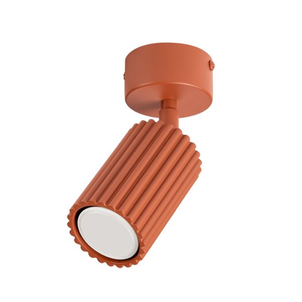 Plafonniers Aluminium Ocre Rouge GU10 1 KARBON
