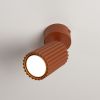 Plafonniers Aluminium Ocre Rouge GU10 1 KARBON