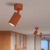 Plafonniers Aluminium Ocre Rouge GU10 1 KARBON