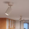 Plafonniers Aluminium Taupe GU10 1 KARBON