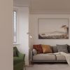 Lampadaire Aluminium Taupe GU10 3 KARBON