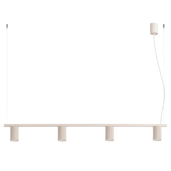 Lustres Aluminium Beige GU10 4 KARBON