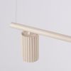Lustres Aluminium Beige GU10 4 KARBON