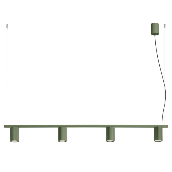 Lustres Aluminium Vert Olive GU10 4 KARBON