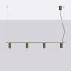 Lustres Aluminium Vert Olive GU10 4 KARBON