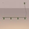 Lustres Aluminium Vert Olive GU10 4 KARBON