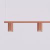 Lustres Aluminium Ocre Rouge GU10 4 KARBON