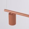 Lustres Aluminium Ocre Rouge GU10 4 KARBON