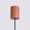 Lustres Aluminium Ocre Rouge GU10 4 KARBON