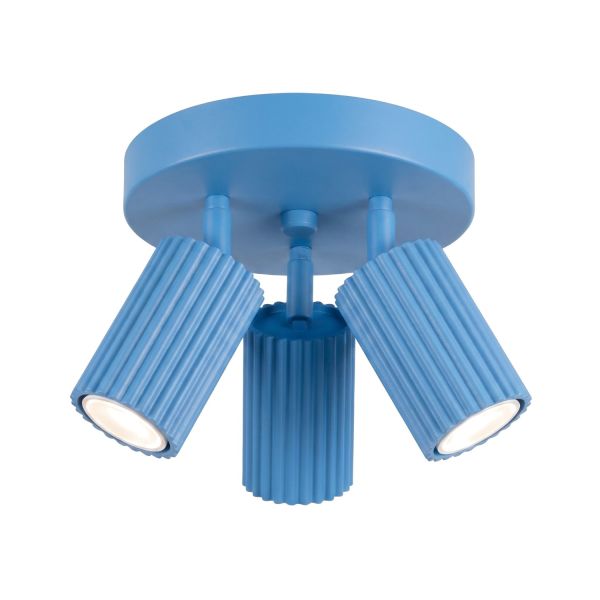Plafonniers Aluminium Bleu GU10 3 KARBON
