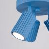 Plafonniers Aluminium Bleu GU10 3 KARBON