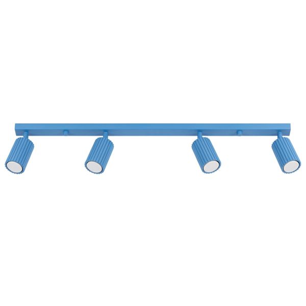 Plafonniers Aluminium Bleu GU10 4 KARBON