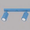 Plafonniers Aluminium Bleu GU10 4 KARBON