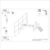 Appliques murales Aluminium Bleu GU10 1 KARBON