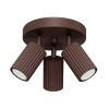 Plafonniers Aluminium Marron GU10 3 KARBON