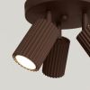 Plafonniers Aluminium Marron GU10 3 KARBON